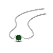 round-bezel-solitaire-emerald-half-carat-pendant-in-white-gold-FD-PD10538ROGEMGR-NL-0.50CT-WG